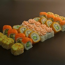 Сэт тет-а-тет - Доставка суши, роллов, пиццы в Новосибирске