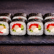 Ролл восходящее солнце - Доставка суши, роллов, пиццы в Новосибирске