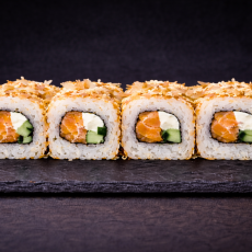 Ролл бонито с лососем терияки - Доставка суши, роллов, пиццы в Новосибирске